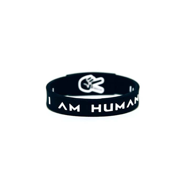 KAI &quot;I AM HUMAN&quot; Premium Wristband | Black