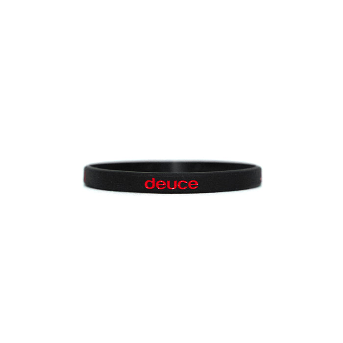 KAI "A11EVEN" Skinnies Wristband | Black & Red
