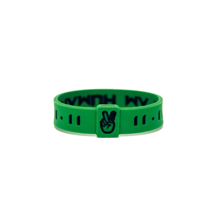 KAI &quot;I AM HUMAN&quot; Legacy Wristband | Army Green