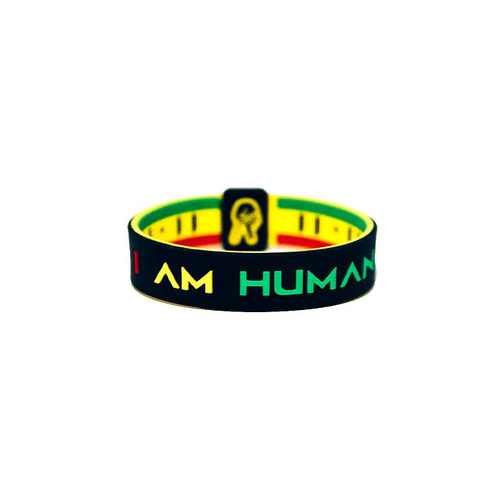 KAI &quot;I AM HUMAN&quot; Legacy Wristband | Rasta
