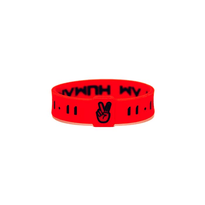 KAI &quot;I AM HUMAN&quot; Legacy Wristband | Red