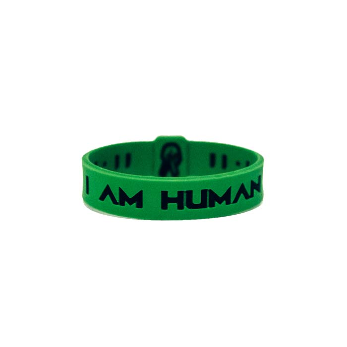 KAI &quot;I AM HUMAN&quot; Legacy Wristband | Army Green