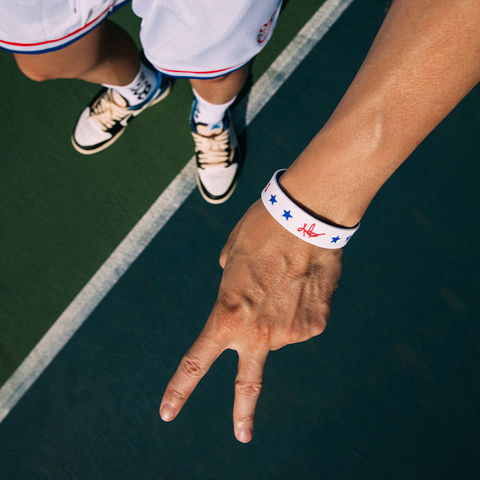Kyrie Irving x Deuce Brand NBA basketball wristband All Star